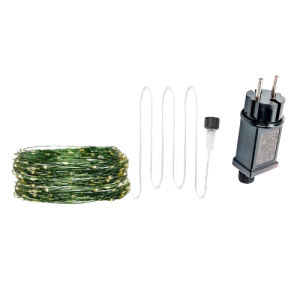 Lampki choinkowe LED na zielonym przewodzie – 50M/100M/120M/160M wodoodporna girlanda świąteczna zewnętrzna i wewnętrzna