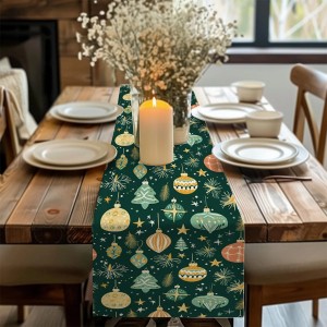 Bieżnik Świąteczny na Stół – Dekoracyjny Obrus Bożonarodzeniowy w Stylu Skandynawskim