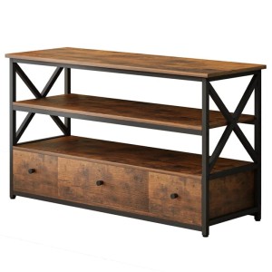 Szafka RTV 110cm Z Szufladami – Szafka pod Telewizor w Stylu LOFT Industrialnym