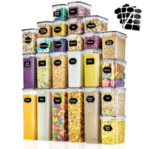 Zestaw Pojemników Kuchennych 24szt – Hermetyczne Pudełka na Żywność