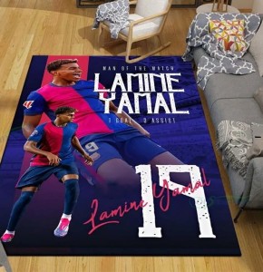 Dywan do pokoju dziecięcego Lamine Yamal