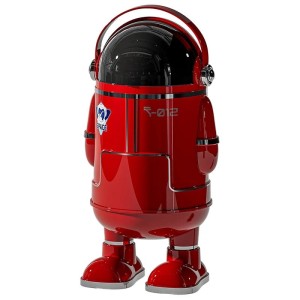 Kosz na śmieci Astronauta 18L – Duży, Obrotowa pokrywa, Design Nordic do pokoju i biura