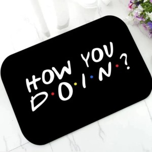 Wycieraczka Domowa w Stylu Kultowego Serialu – Miękka Mikrofibra, Antypoślizgowa