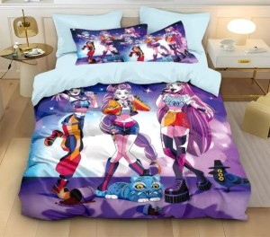 Komplet Pościeli K-pop Demon Hunters – Miękka Pościel z Mikrofibry, Różne Rozmiary