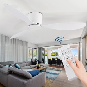 Nowoczesny Wentylator Sufitowy Molden – Cichy Silnik DC, Pilot, 6 Prędkości, Funkcja Lato/Zima 132cm