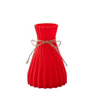 Wazon Origami Nowoczesny – Plisowany Wazon Plastikowy 18cm Nietłukący  Skandynawski Styl 