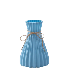 Wazon Origami Nowoczesny – Plisowany Wazon Plastikowy 18cm Nietłukący  Skandynawski Styl 