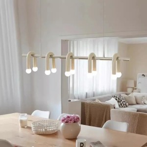 Nowoczesna Lampa Wisząca LED nad Wyspę Kuchenną i Stół 100 cm – Żyrandol Minimalistyczny 