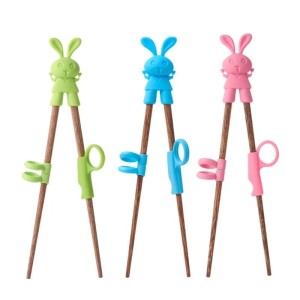 Miękkie nakładki na pałeczki sushi do nauki dla dzieci 3 szt.