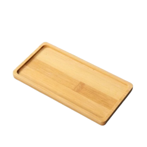 Prostokątna Drewniana Podstawka  Naturalne Drewno