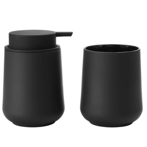 Elegancki Zestaw Łazienkowy Nova One Dozownik Mydła i Kubek 320ml