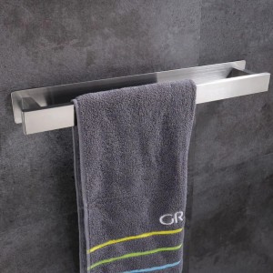 Łazienkowy wieszak na ręczniki samoprzylepny ścienny stal nierdzewna 