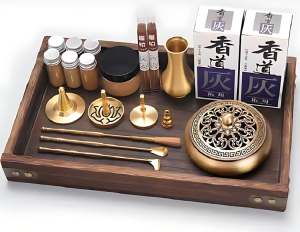  Zestaw do ceremonii kadzideł w stylu chińskim