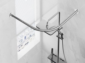 Drążek łazienkowy do mocowania zasłona prysznicowej  