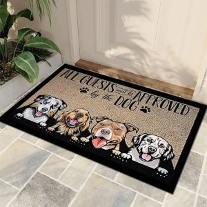 Antypoślizgowa Wycieraczka Wejściowa z Wizerunkiem Psów