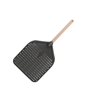 Łopatka do pizzy 35 cm z perforacją  czarna